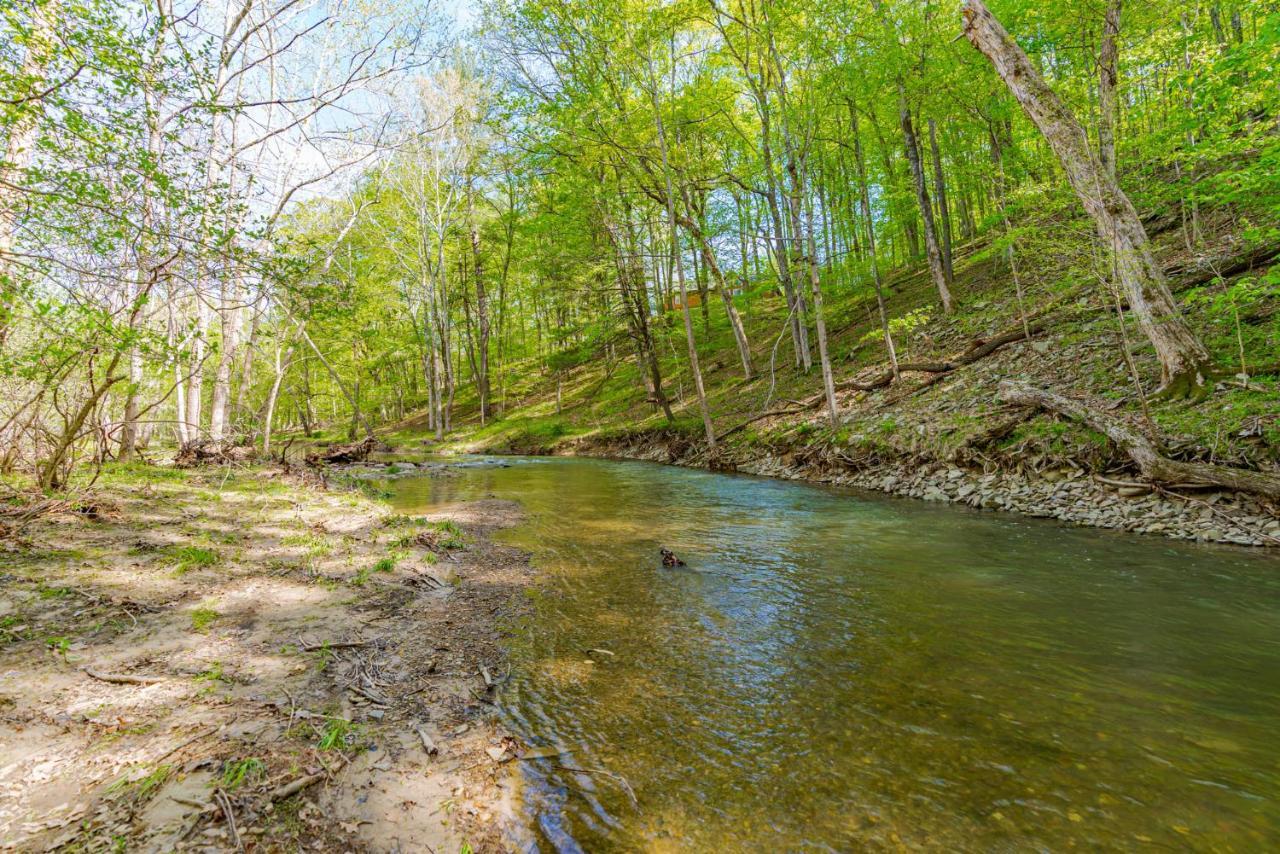 River Access Cabin With Hot Tub, Fire Pit, & Wifi! Morton Grove Dış mekan fotoğraf